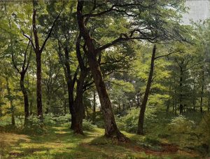 Eugen Gustav Dücker - Forest Landscape - Евгений Эдуардович Дюккер