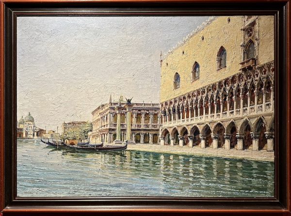 Painting of the Doge's Palast Venice Italian Painting