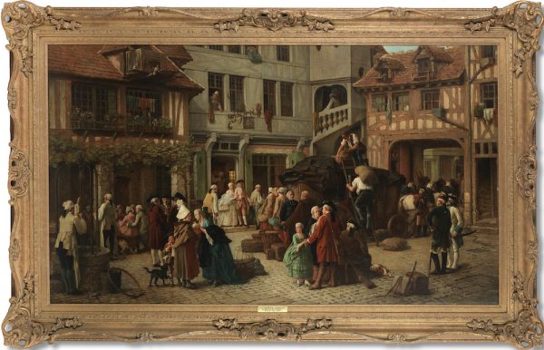 Benjamin Eugen Fichel Paris 19th Century Genre Painting