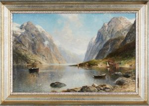 Alfred von Schönberger Fjord Landscape
