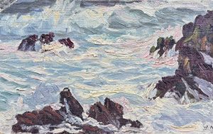 Wartan Mahokian - Waves Armenian Painting